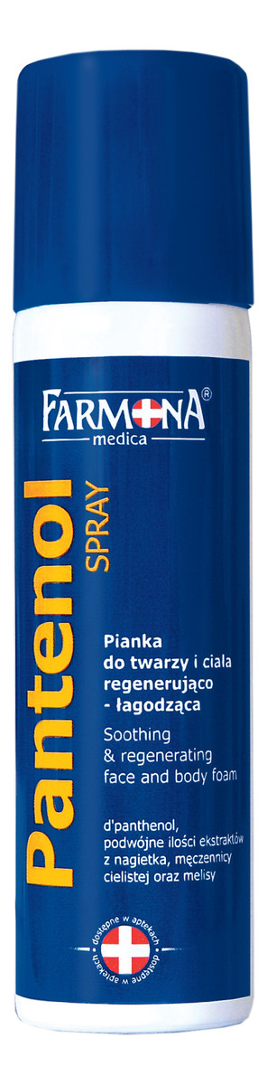 Pianka Do Twarzy i Ciała Regenerująco Łagodząca Spray