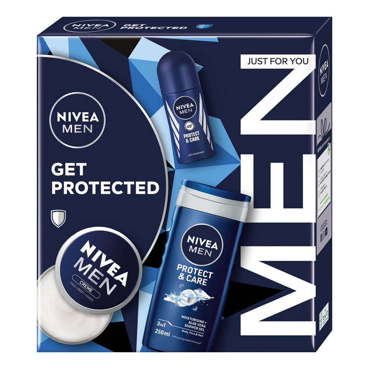 Nivea Men Zestaw pielęgnacyjny ciało dla Mężczyzn Get Protected 75ml