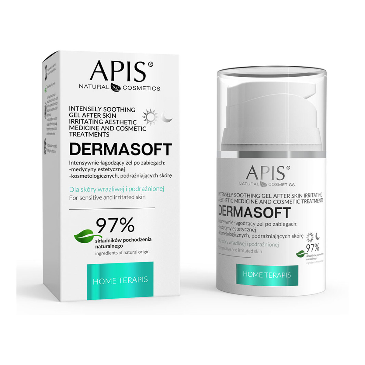 Apis Dermasoft Intensely Soothing Gel Żel intensywnie łagodzący 50 ml 50ml