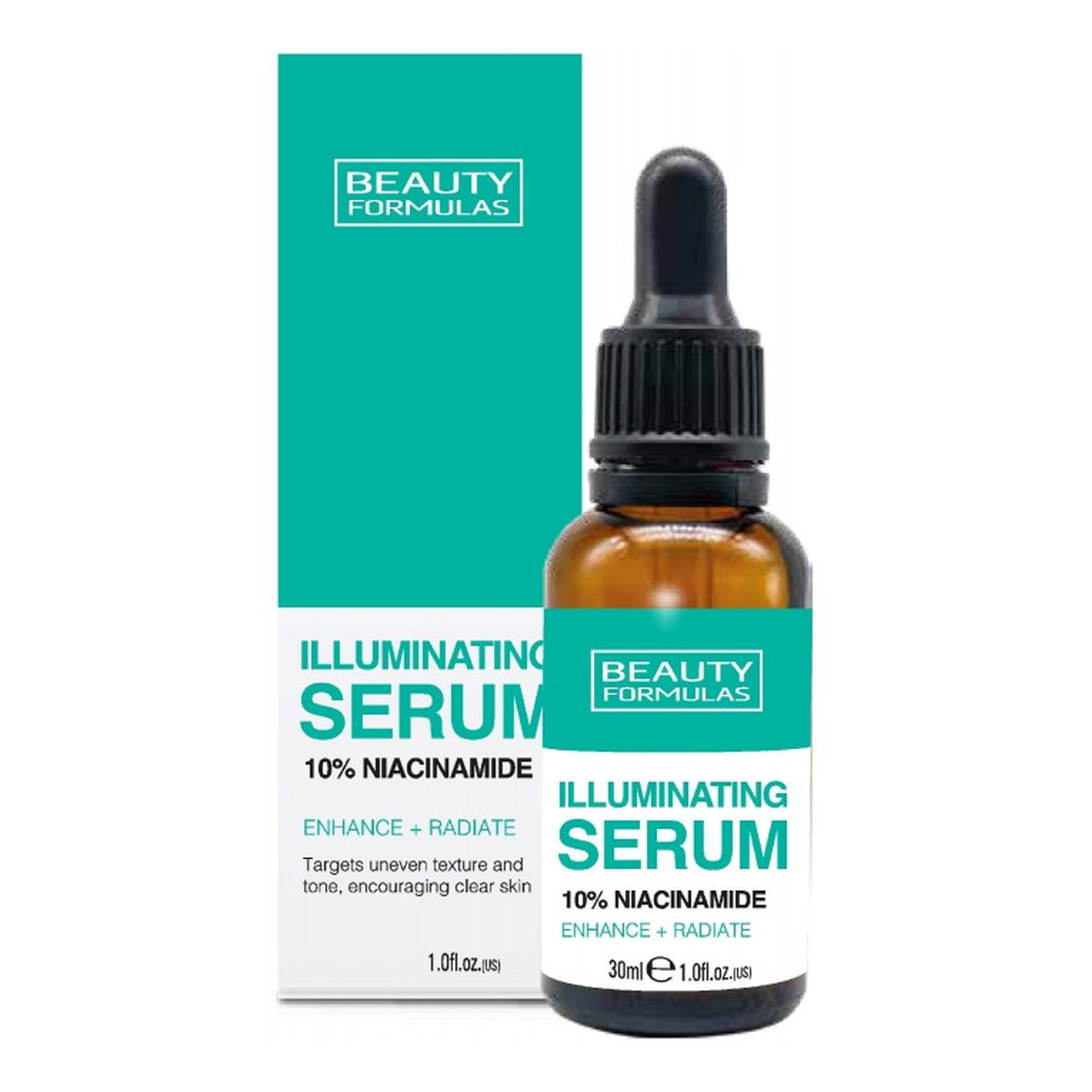 Beauty Formulas Illuminating serum rozświetlające serum do twarzy 10% niacinamide 30ml