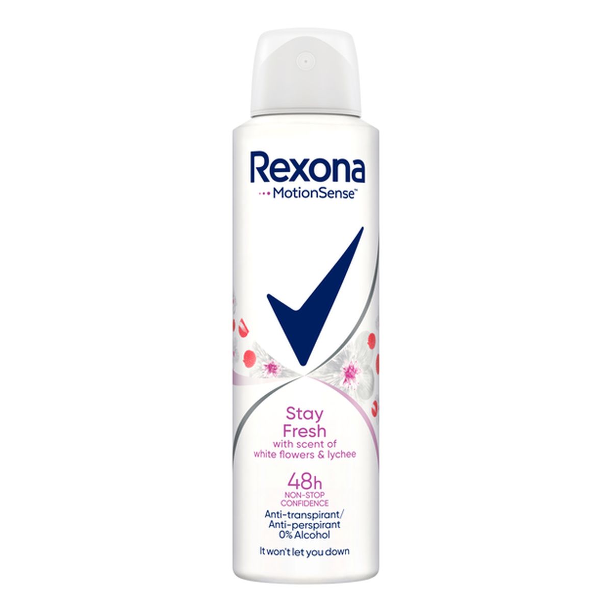 Rexona Stay fresh anti-perspirant 48h antyperspirant spray white flowers & lychee 150ml