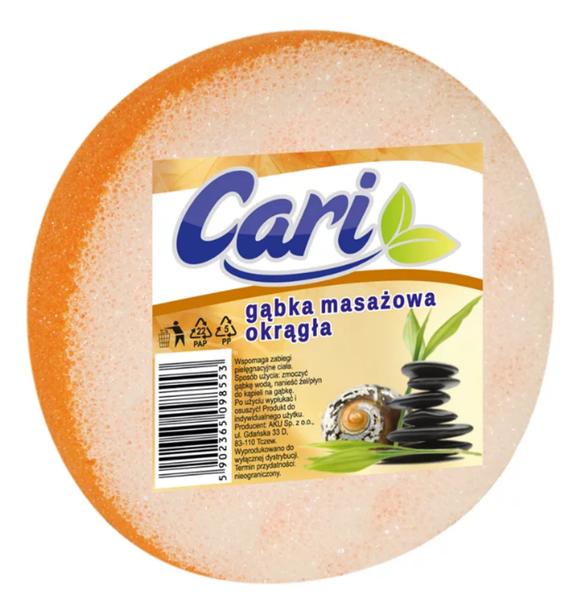 Gąbka do kąpieli i masażu