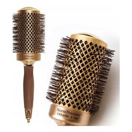 Nano thermic ceramic+ion round thermal hairbrush szczotka do włosów nt-54