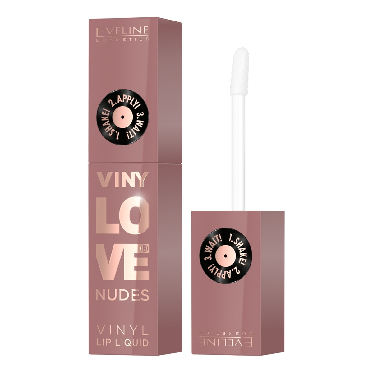 Eveline VinyLove Nudes długotrwała pomadka płynna z efektem winylowym 4ml