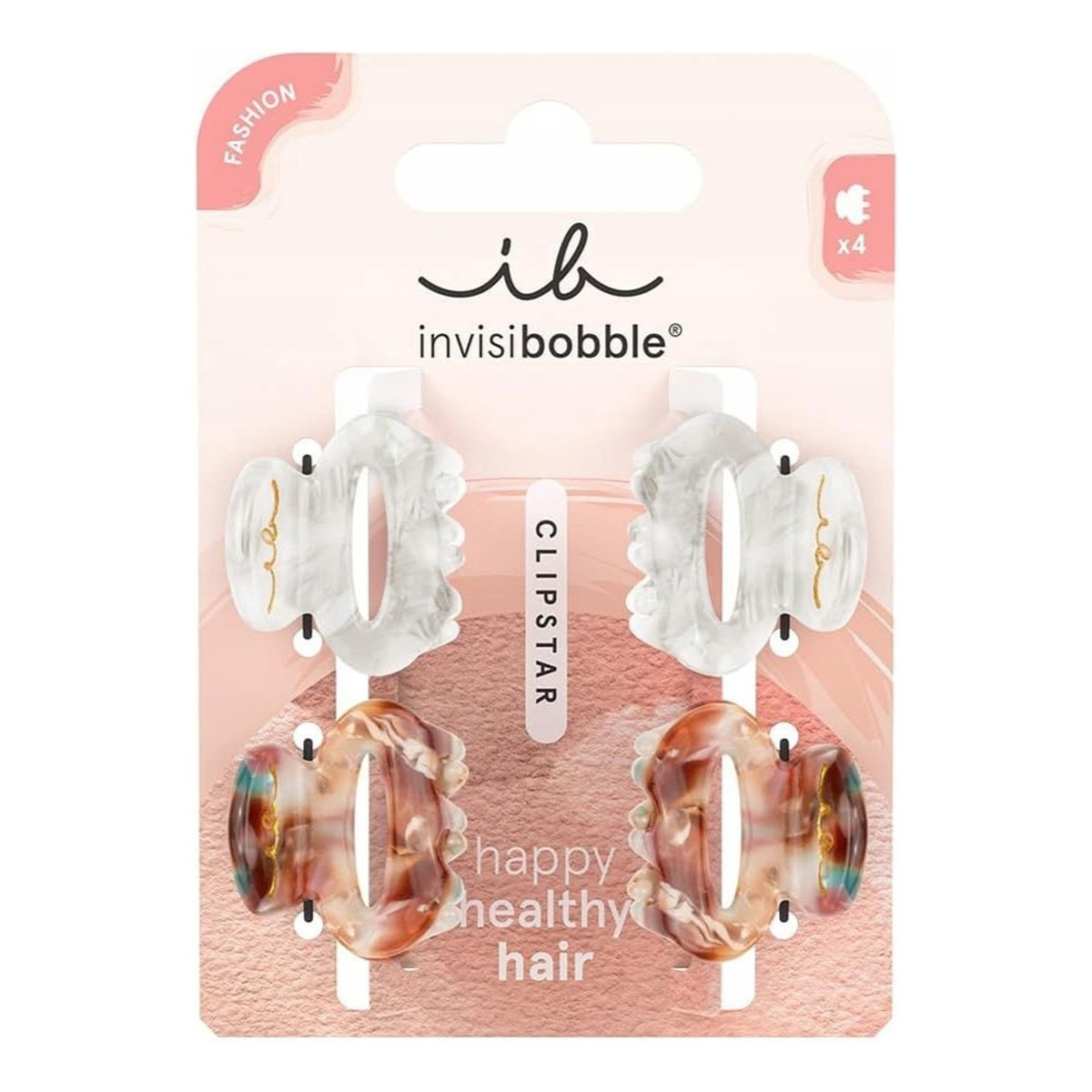 Invisibobble Clipstar Fashion zestaw mini klamer do włosów Petit Bijoux 4szt.