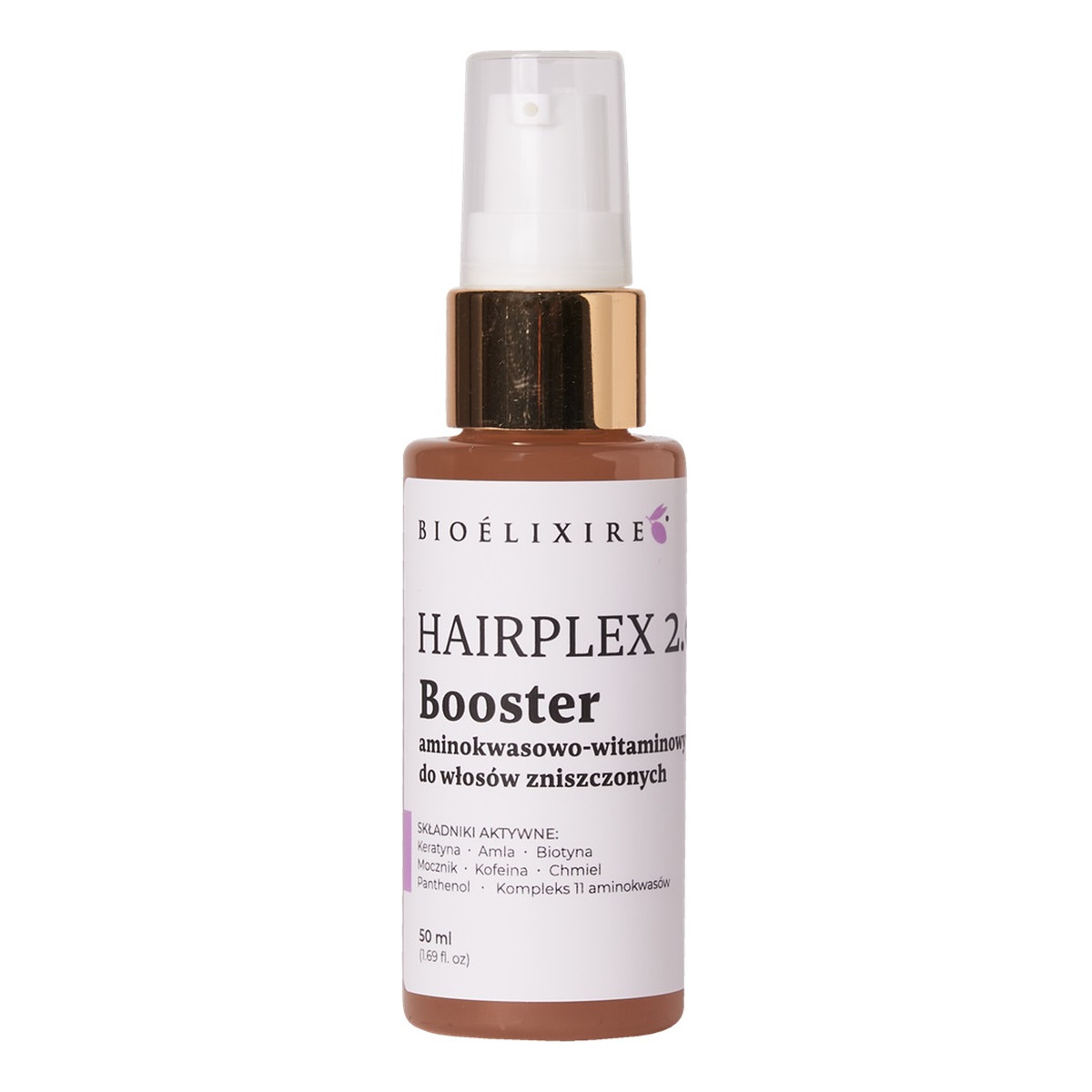 Bioelixire Hairplex 2.0 booster aminokwasowo-witaminowy do włosów zniszczonych 50ml