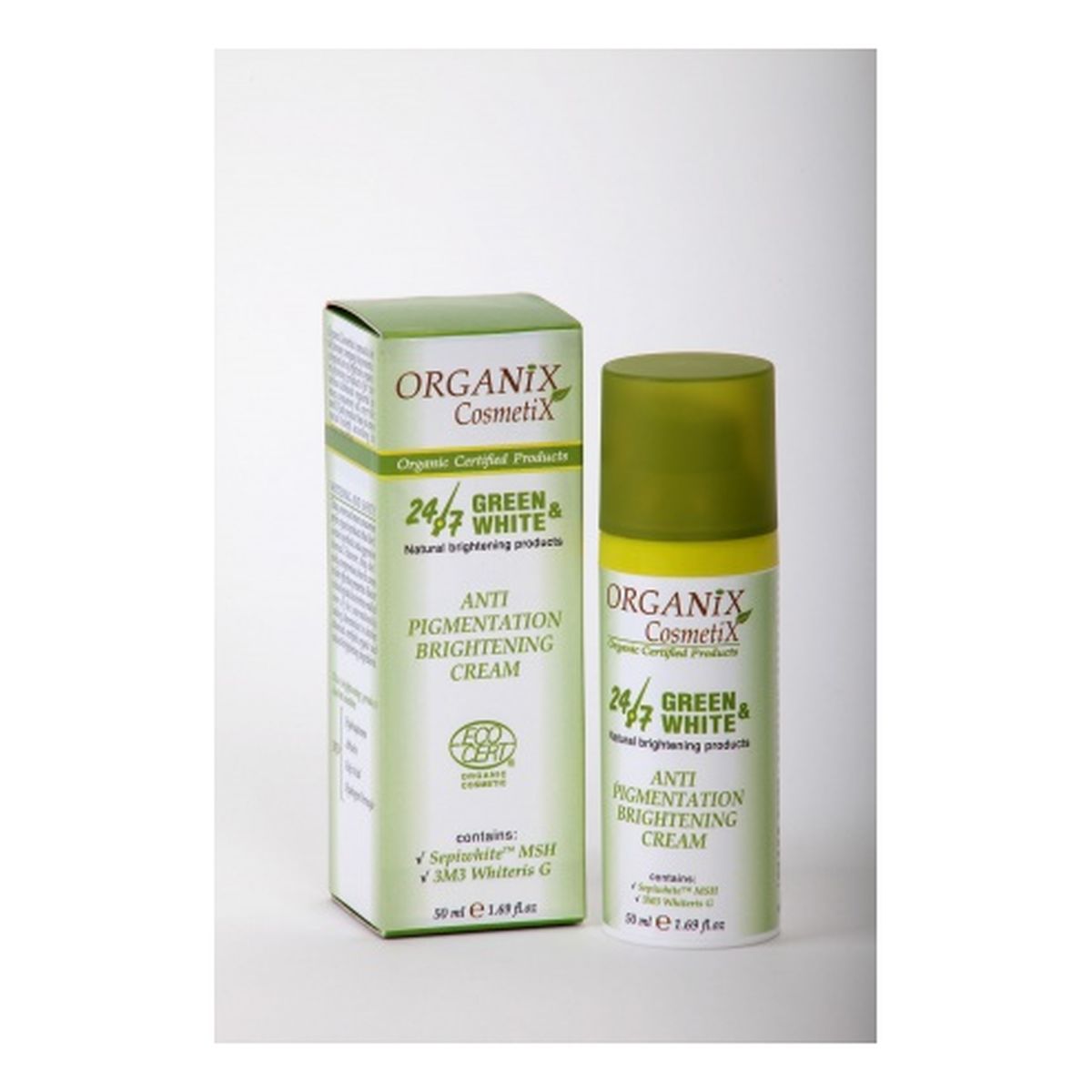 Organix Cosmetix Krem rozjaśniający przebarwienia skórne zmniejszający produkcję melaniny 50ml