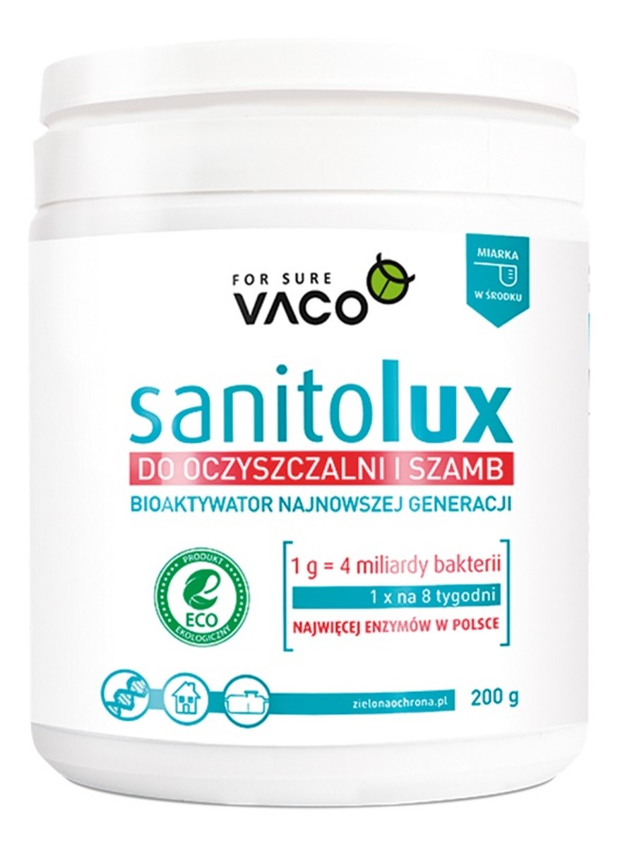 Sanitolux bioaktywator do oczyszczalni i szamb