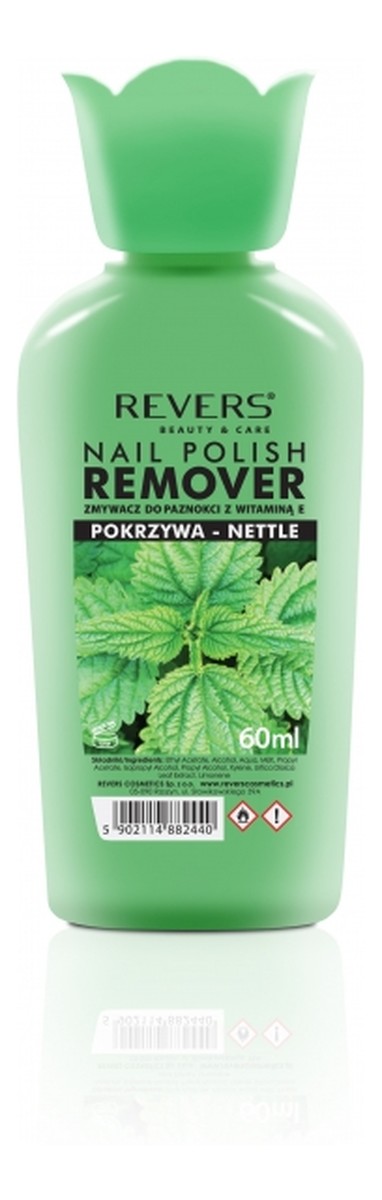Zmywacz do paznokci z pokrzywą