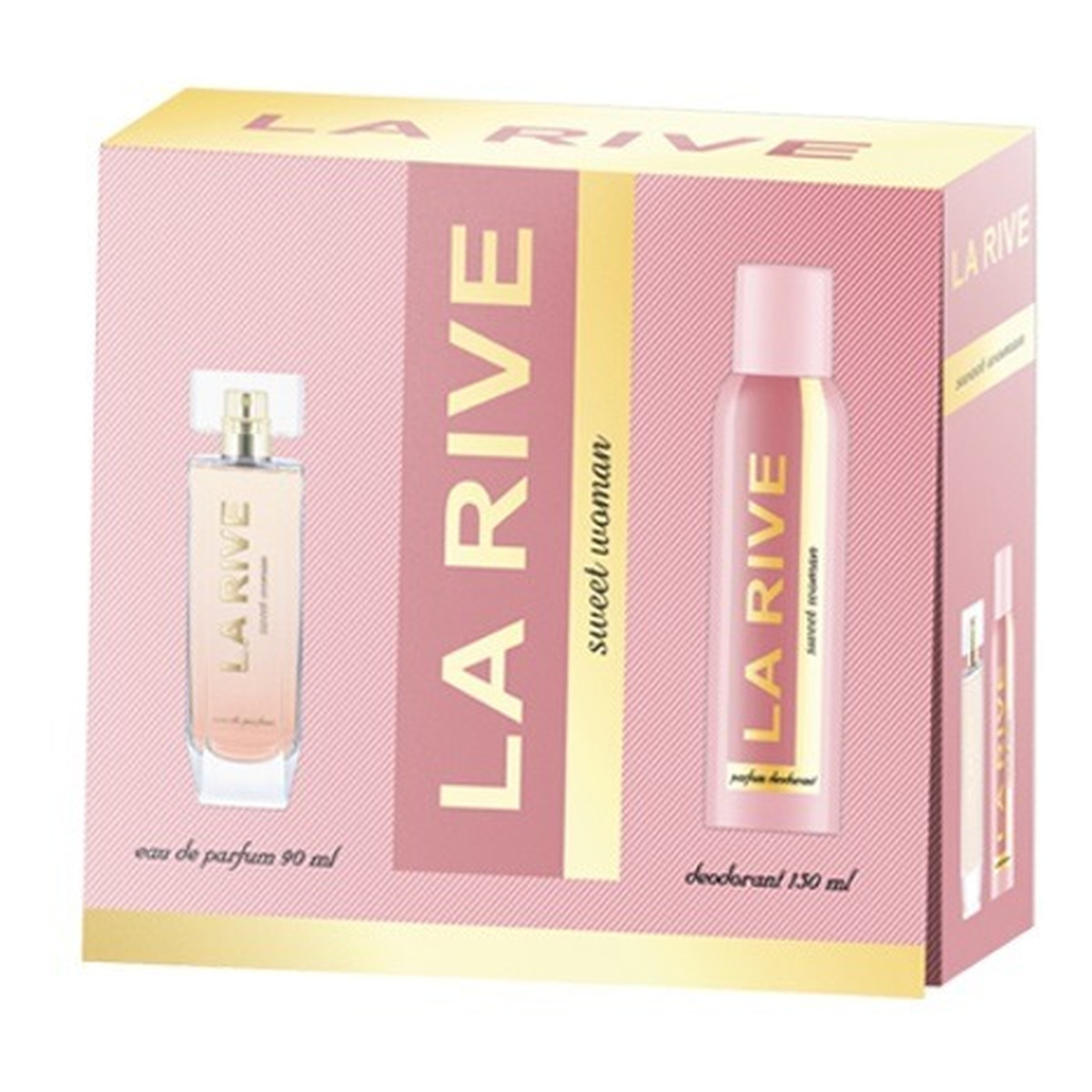 La Rive Sweet Woman KOMPLET WODA PERFUMOWANA 90ml + DEZODORANT 150ml
