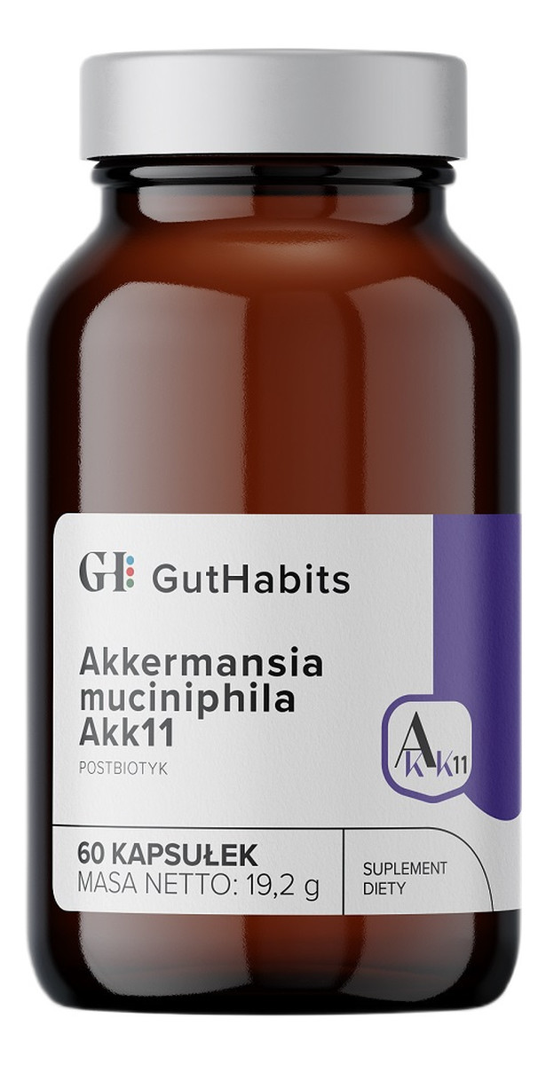 Akkermansia muciniphila Akk11 suplement diety 60 Kapsułek