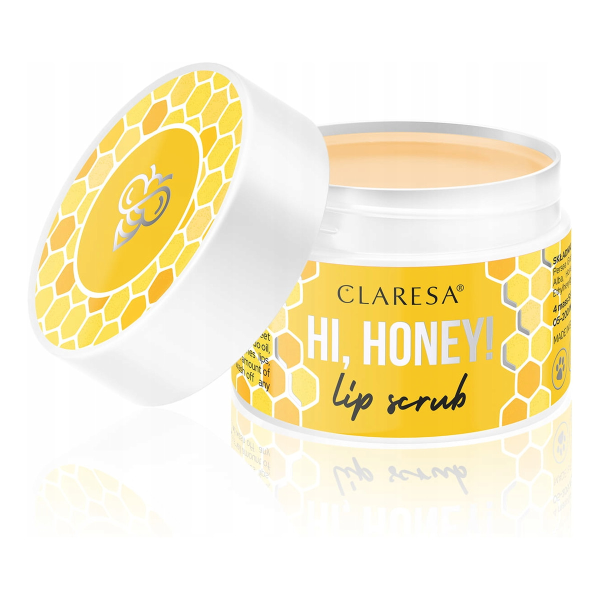 Claresa Odżywczy miodowy peeling do ust Hi Honey! 15g