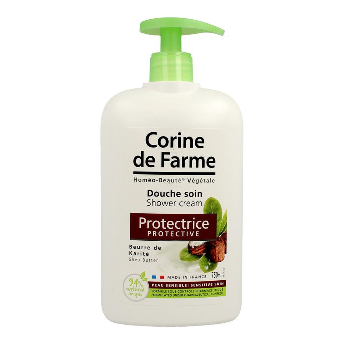 Corine De Farme HBV Kremowy Żel pod prysznic ochronny Masło Shea 750ml