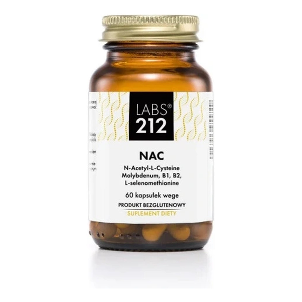 Labs212 NAC N-Acetylo-L-Cysteina suplement diety 60 kapsułek 300mg