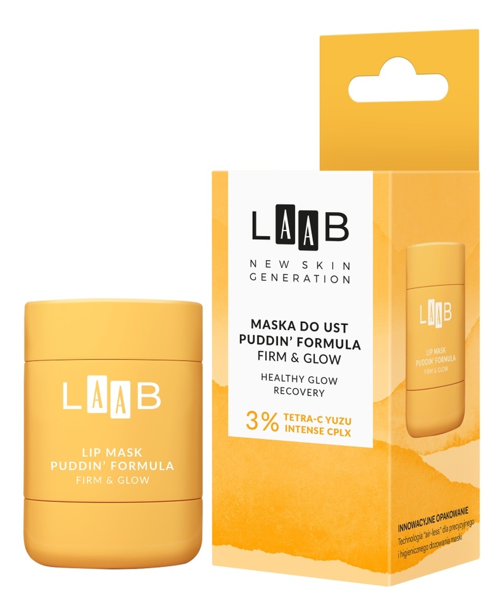 Laab tetra-c yuzu maska do ust puddin' formula firm glow