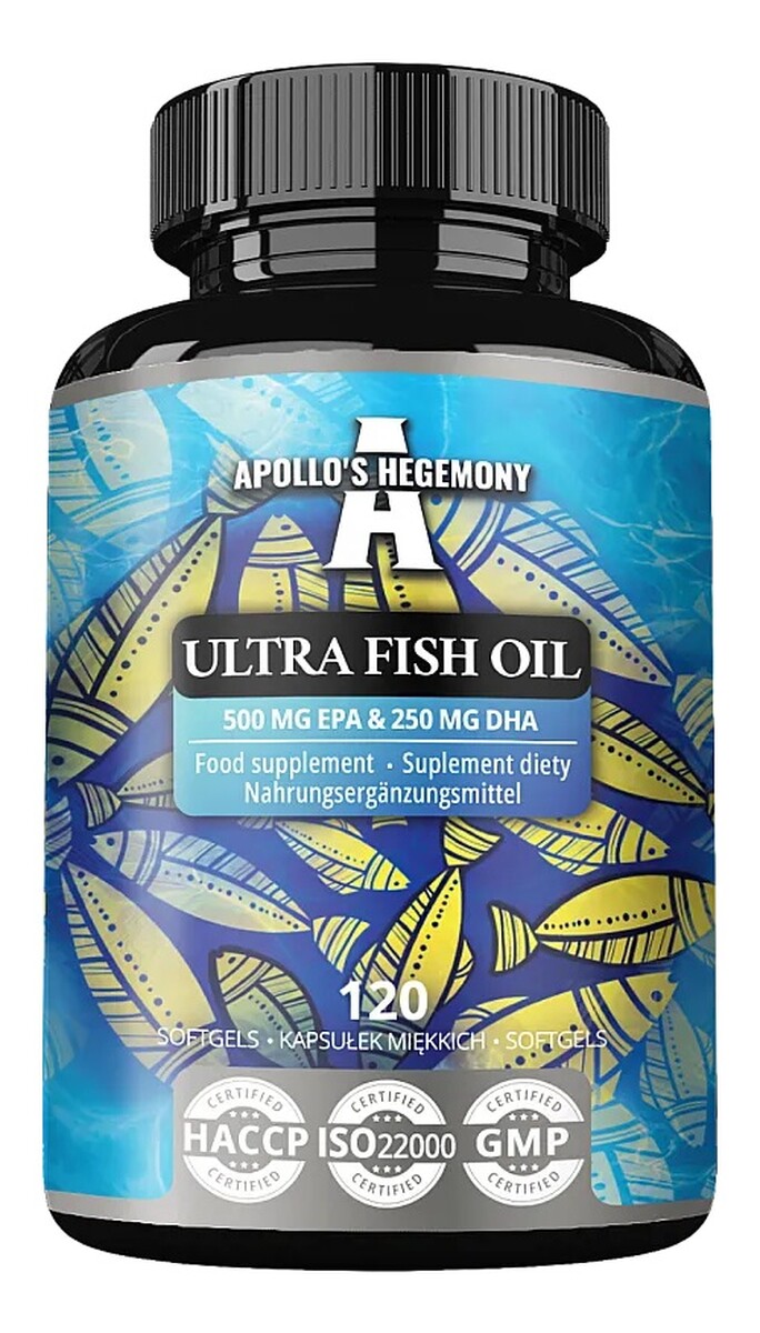 Ultra fish oil suplement diety 120 kapsułek