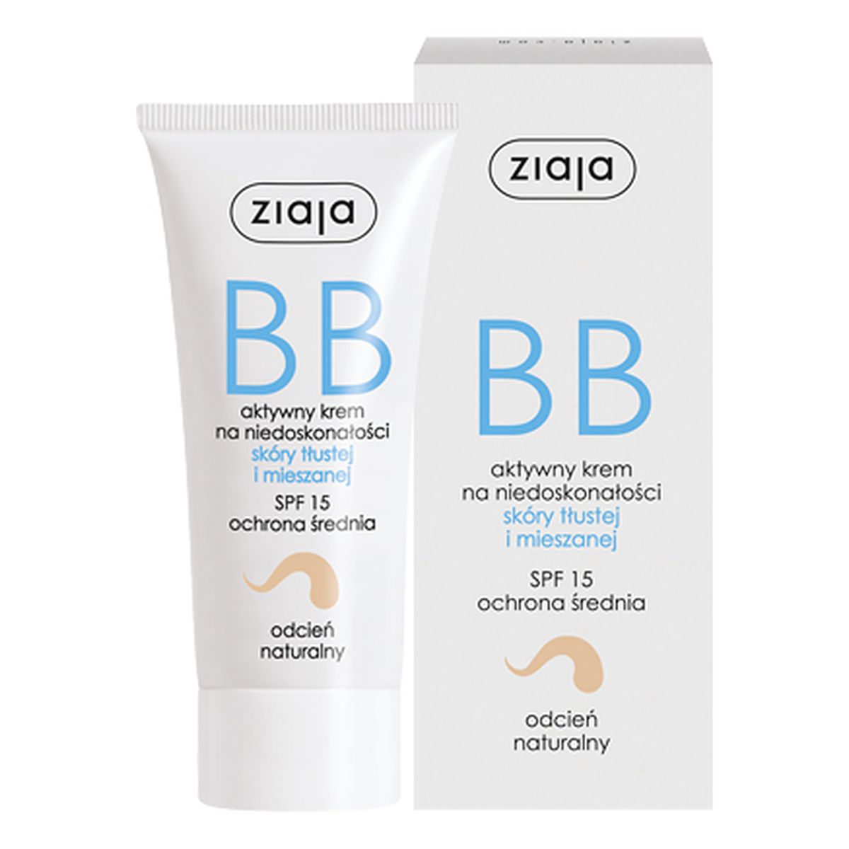 Ziaja BB Aktywny Krem Na Niedoskonałości SPF15 50ml