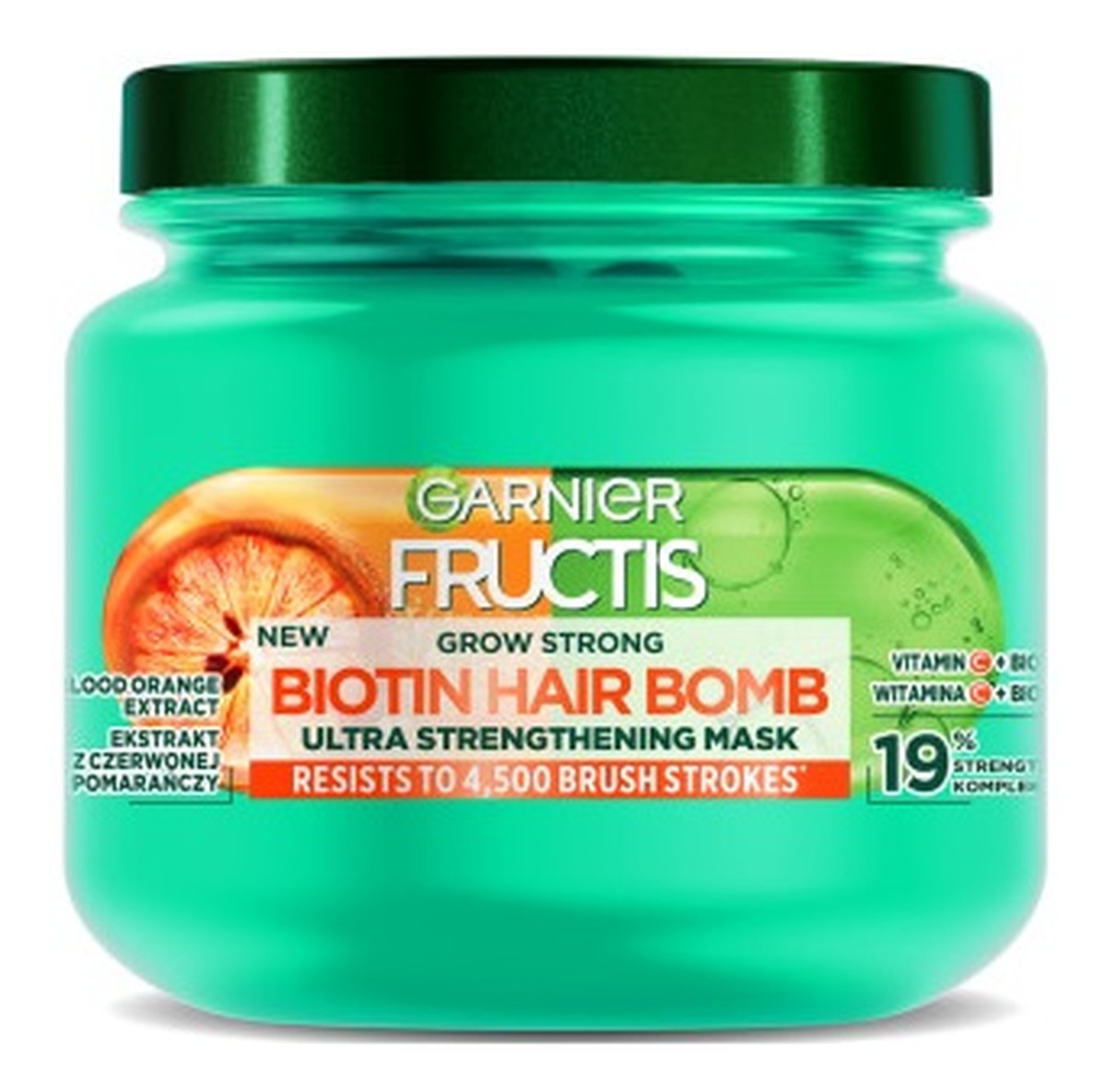Fructis grow strong biotin hair bomb wzmacniająca maska do włosów