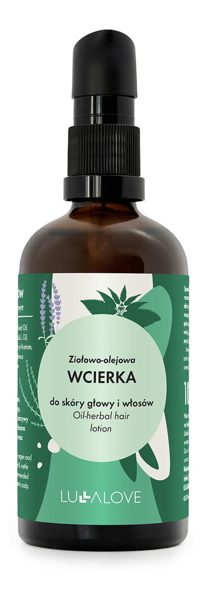 Wcierka ziołowo-olejowa do skóry głowy i włosów