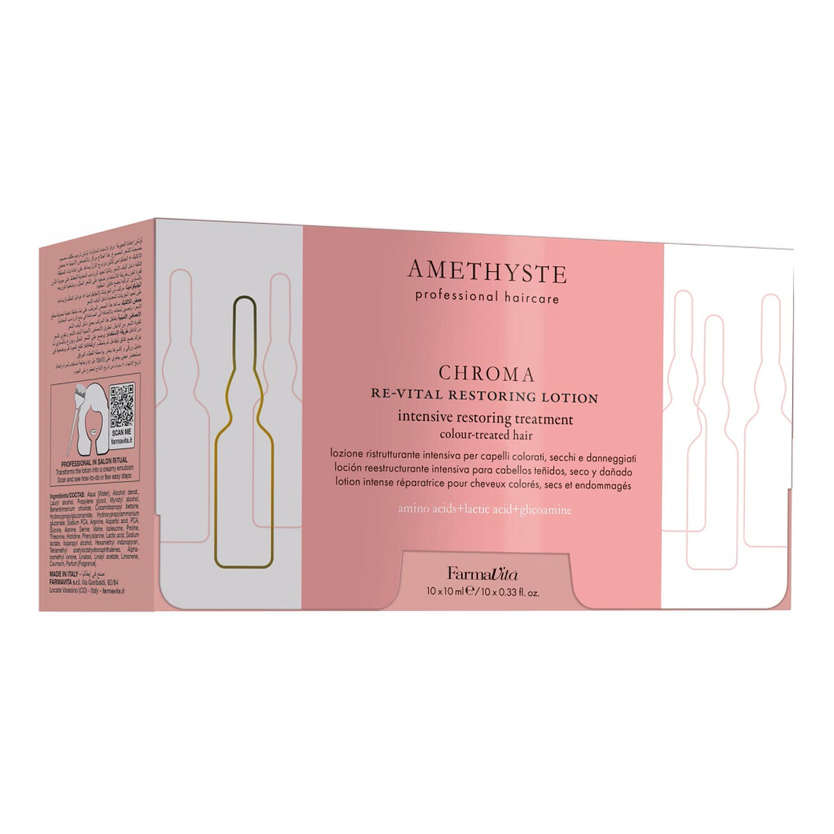 Farmavita Amethyste chroma lotion odbudowujący 10x10ml