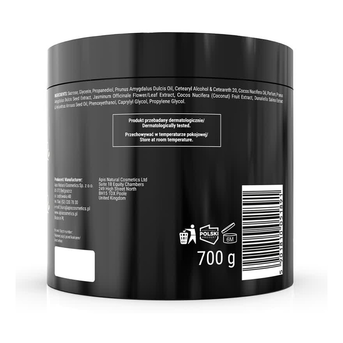 Apis Sunny Rio Wygładzający Peeling Do Ciała, Dłoni I Stóp 700g