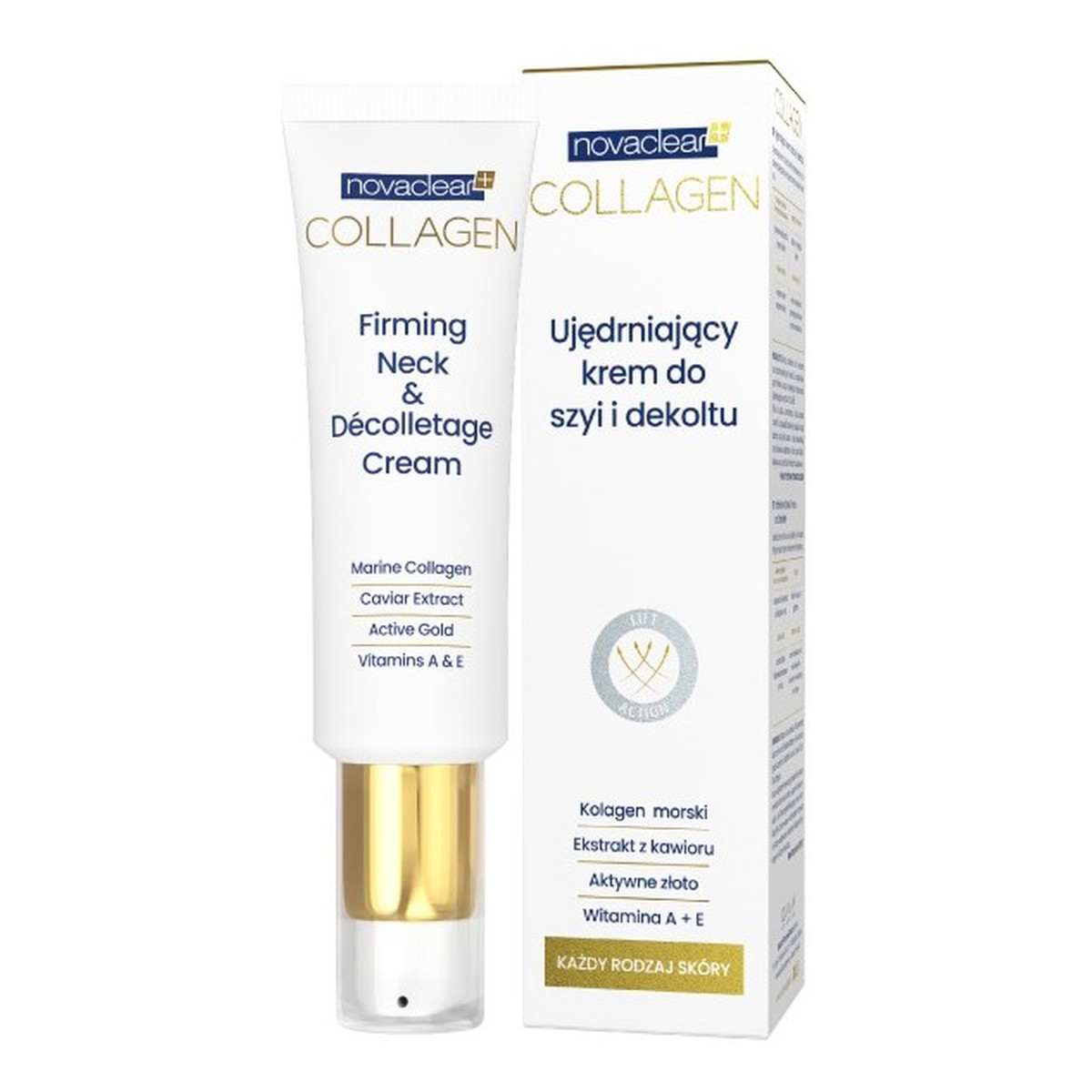 Novaclear Collagen Ujędrniający krem do szyi i dekoltu 50ml