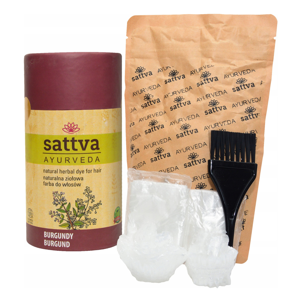 Sattva Naturalna Ziołowa Farba/henna Do Włosów 150g