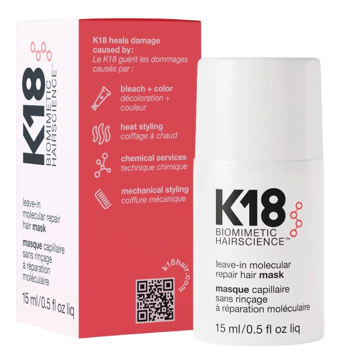 Leave-in molecular repair hair mask intensywnie regenerująca maska do włosów bez spłukiwania