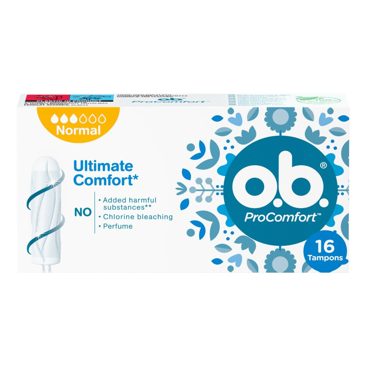 O.B. ProComfort Normal komfortowe tampony 1op.-16szt