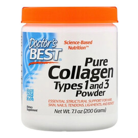 Pure collagen types 1and3 powder suplement diety w proszku