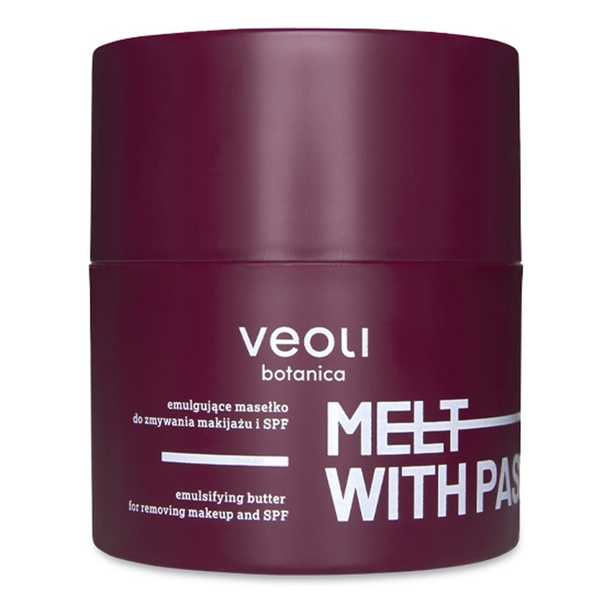 Veoli Botanica Melt with passion emulgujące masełko do zmywania makijażu i spf 40g