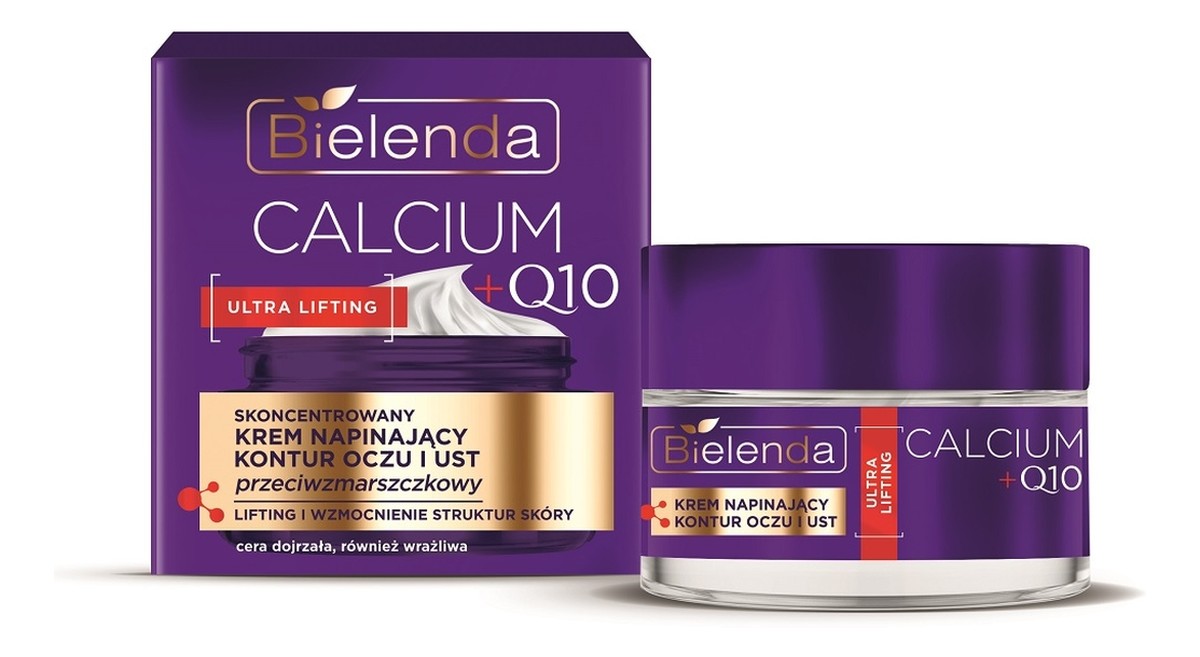 skoncentrowany Krem napinający kontur oczu i ust przeciwzmarszczkowy