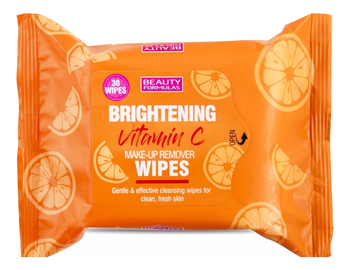 Brightening Vitamin Chusteczki oczyszczające do twarzy z Witaminą C 30 szt.