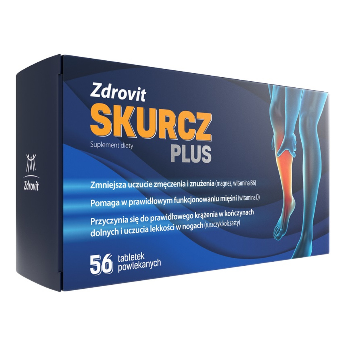 Zdrovit Skurcz plus suplement diety 56 tabletek powlekanych