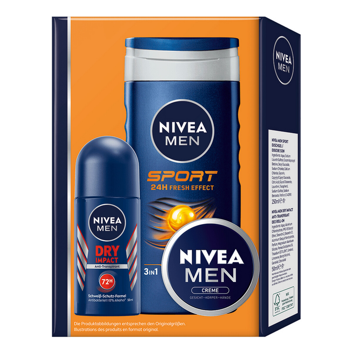 Nivea Sport Zestaw kosmetyków dla mężczyzn 30ml