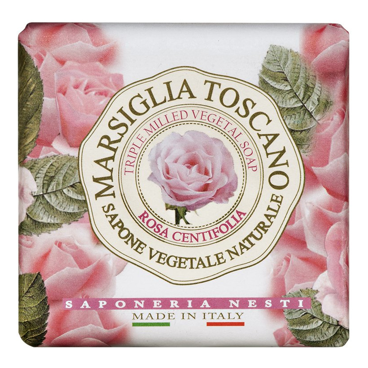 Nesti Dante Marsiglia Toscano Rosa Centifolia naturalne Mydło toaletowe 200g