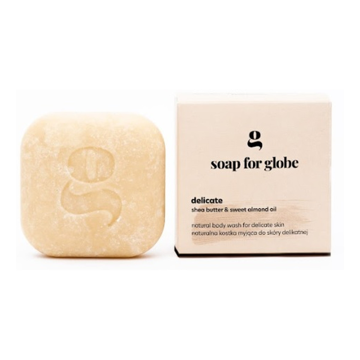 Soap for Globe Kostka myjąca do skóry delikatnej delicate 100g 100g