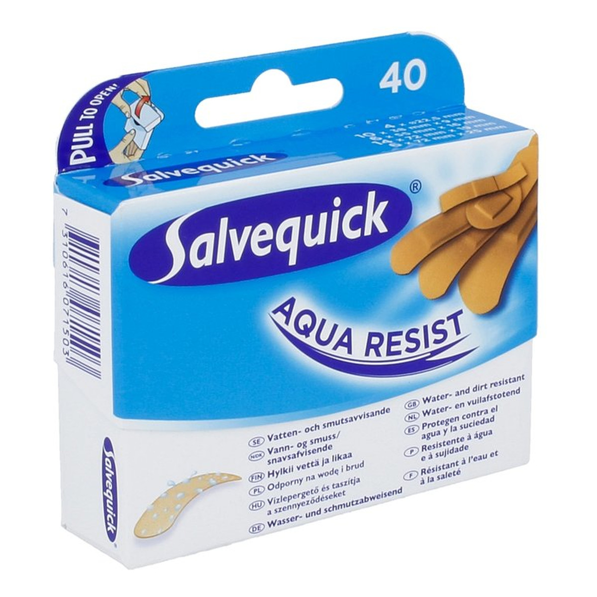 Salvequick Aqua Resist Plastry wodoodporne 40szt.