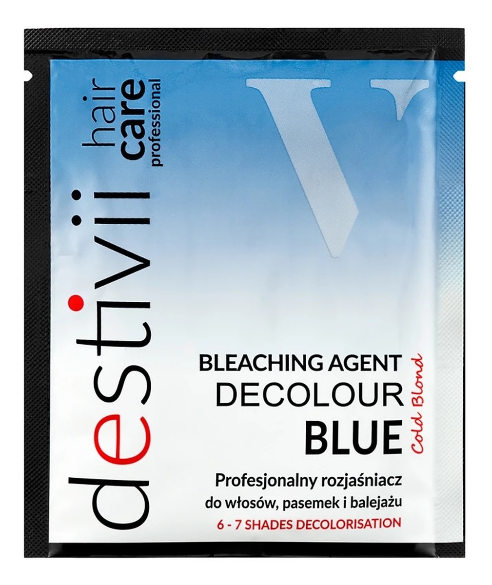 Destiny decolour blue profesjonalny rozjaśniacz do włosów pasemek i balejażu