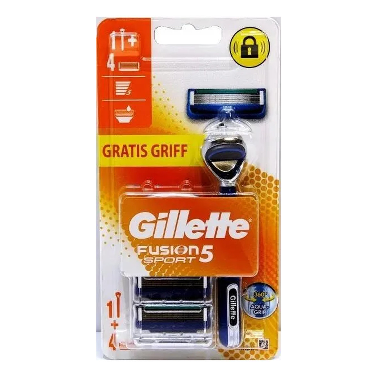 Gillette Fusion5 Maszynka do golenia z wkładami