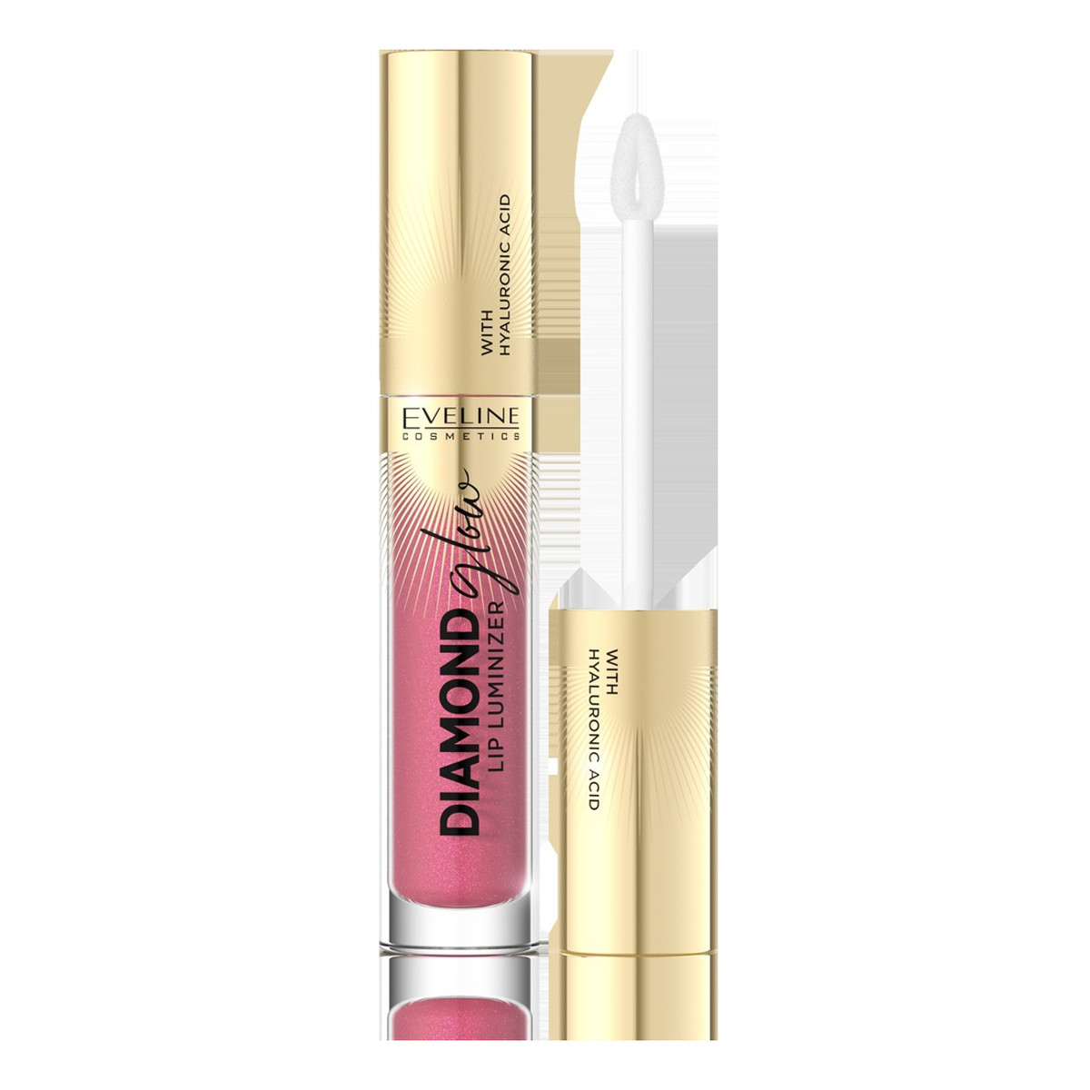 Eveline Diamond glow Lip Luminizer Błyszczyk do ust z kwasem hialuronowym