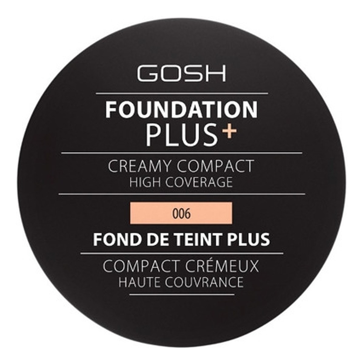Gosh Foundation Plus Podkład w kompakcie Honey (006)