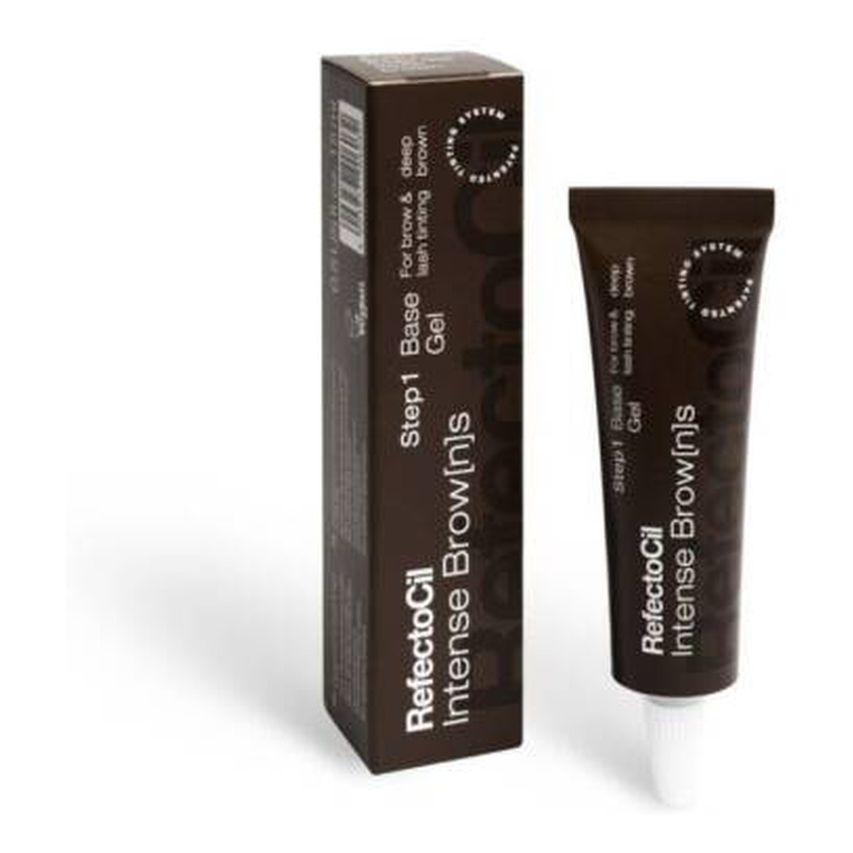 RefectoCil Intense Brow[n]s Base Gel Farba do brwi i rzęs Deep Brown Głęboki Brąz + Aktywator