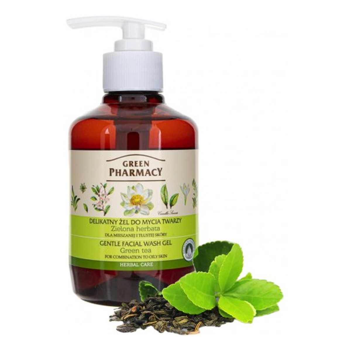 Green Pharmacy Żel do mycia twarzy Zielona herbata 270ml