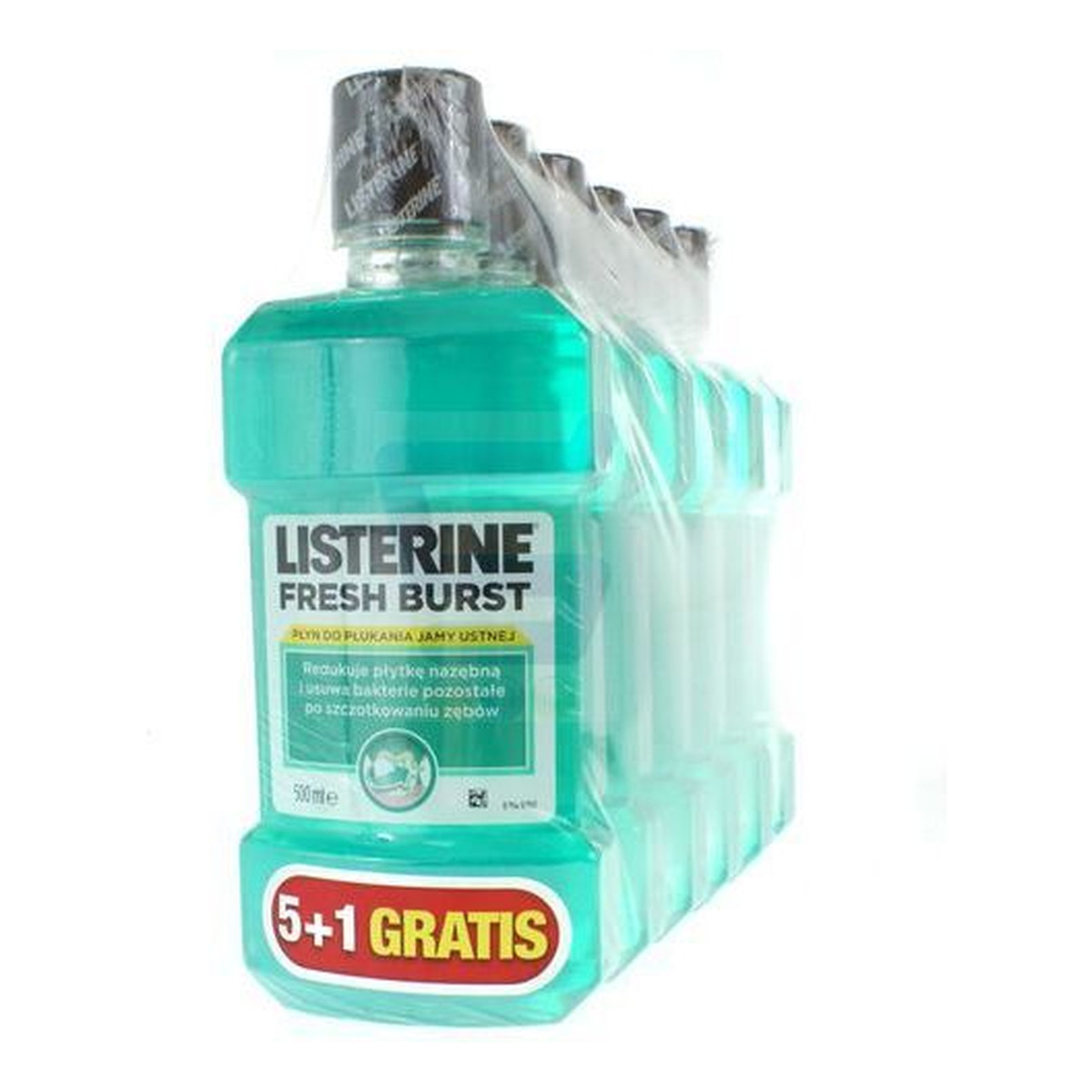 Listerine Fresh Burst płyn do płukania jamy ustnej 5+1 500ml