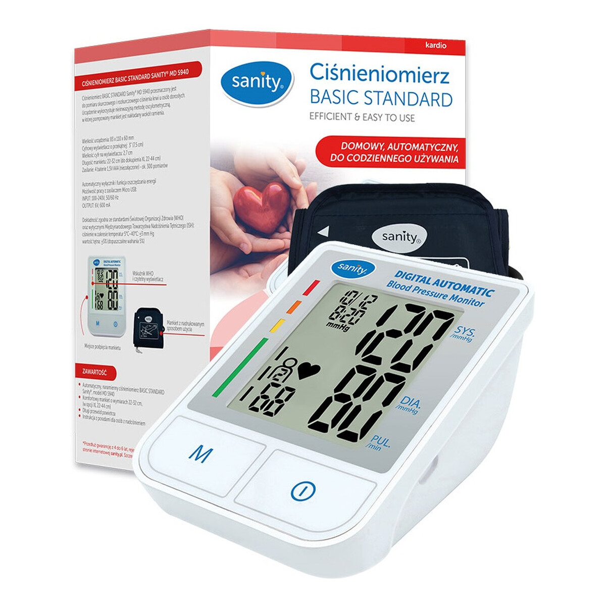 Sanity Basic standard ciśnieniomierz md 5940