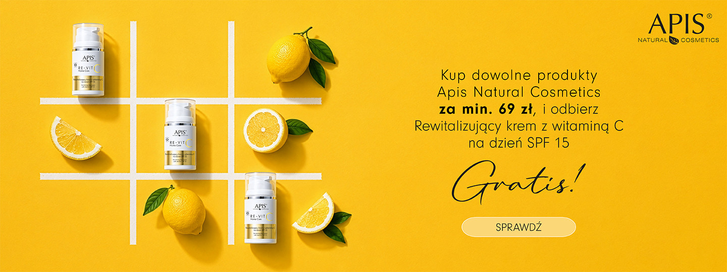 Zapupy Apis za min. 69zł | Krem rewitalizujący z Vit C spf15 w prezencie
