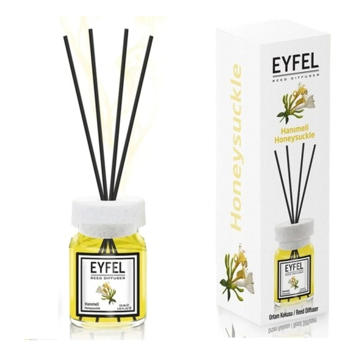 Eyfel Dyfuzor zapachowy z patyczkami Honeysuckle 110ml