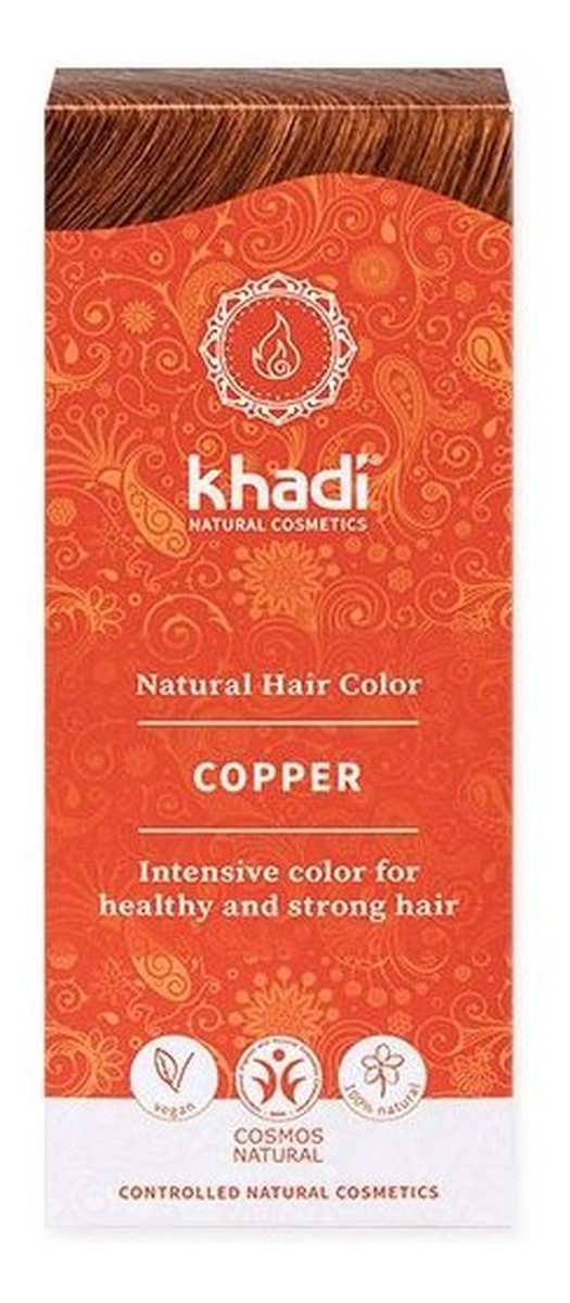 Henna do włosów Khadi - Miedziana