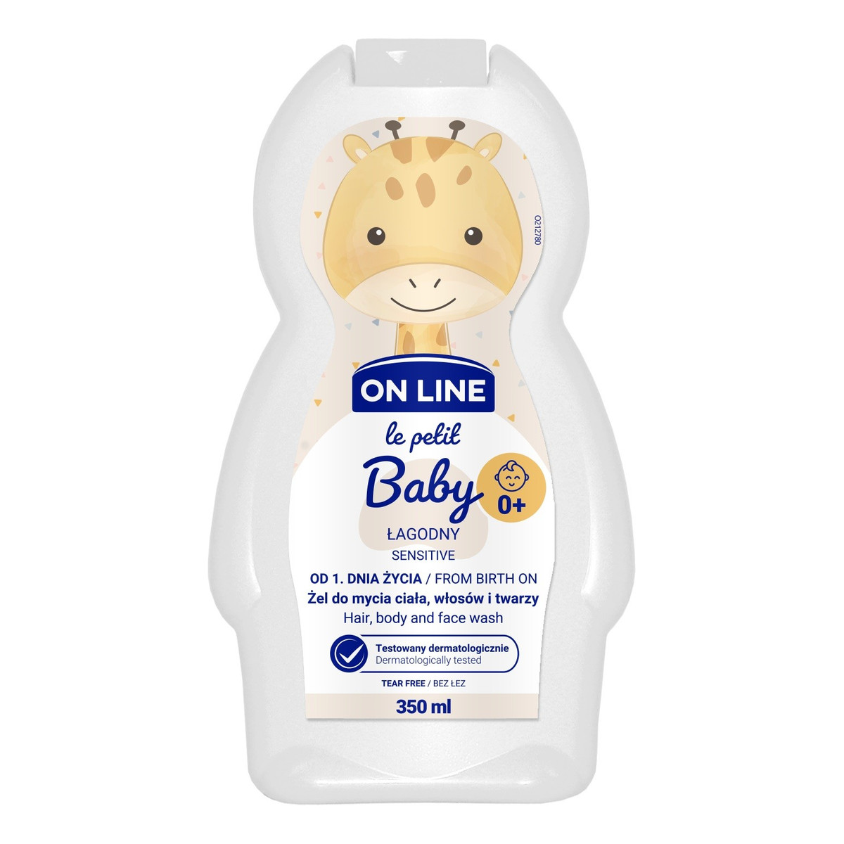 On Line Le Petit Baby Łagodny Żel 3w1 do mycia twarzy,ciała i włosów-od 1 dnia życia 350ml